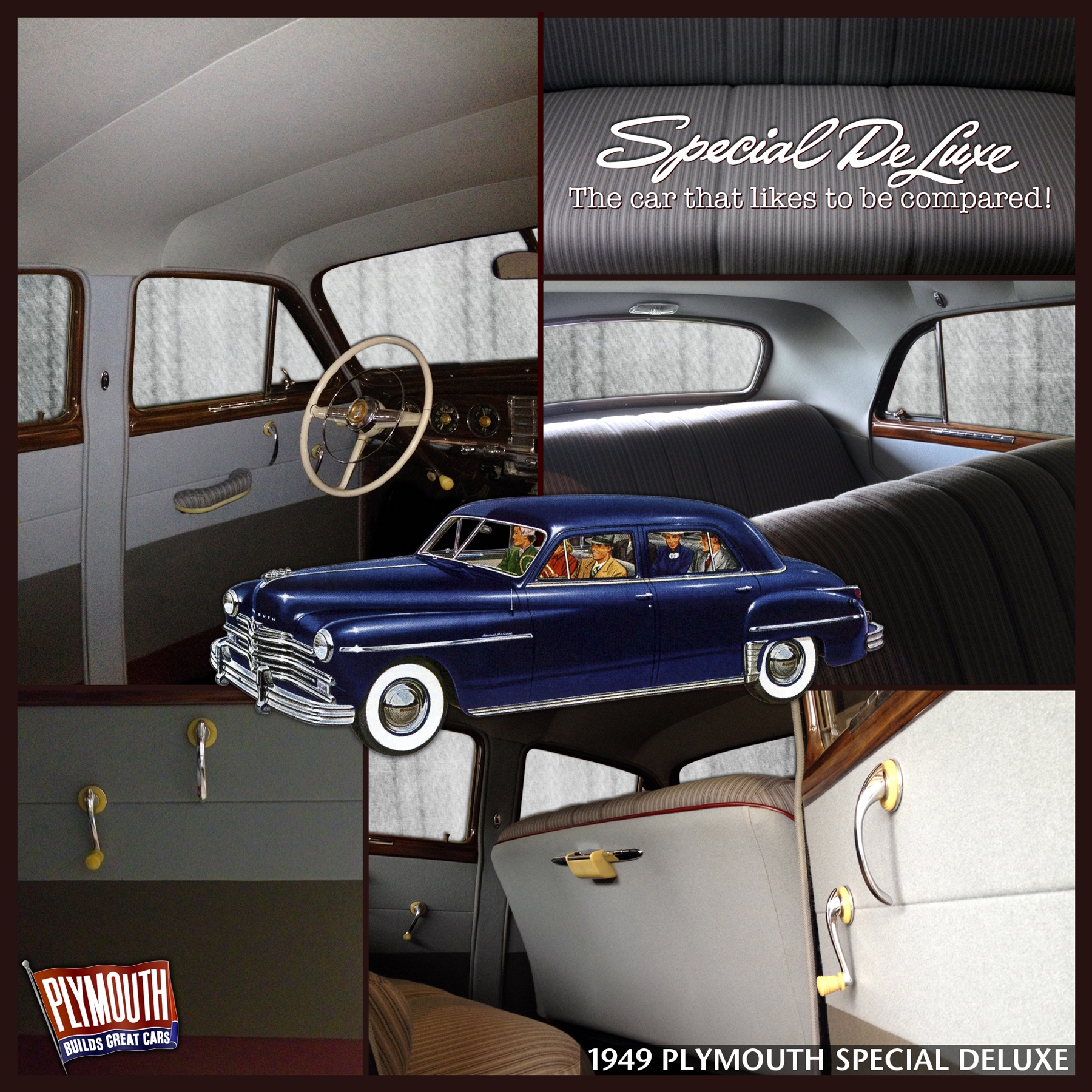 1949 Plymouth Special Deluxe - Automotive Fabric Repair