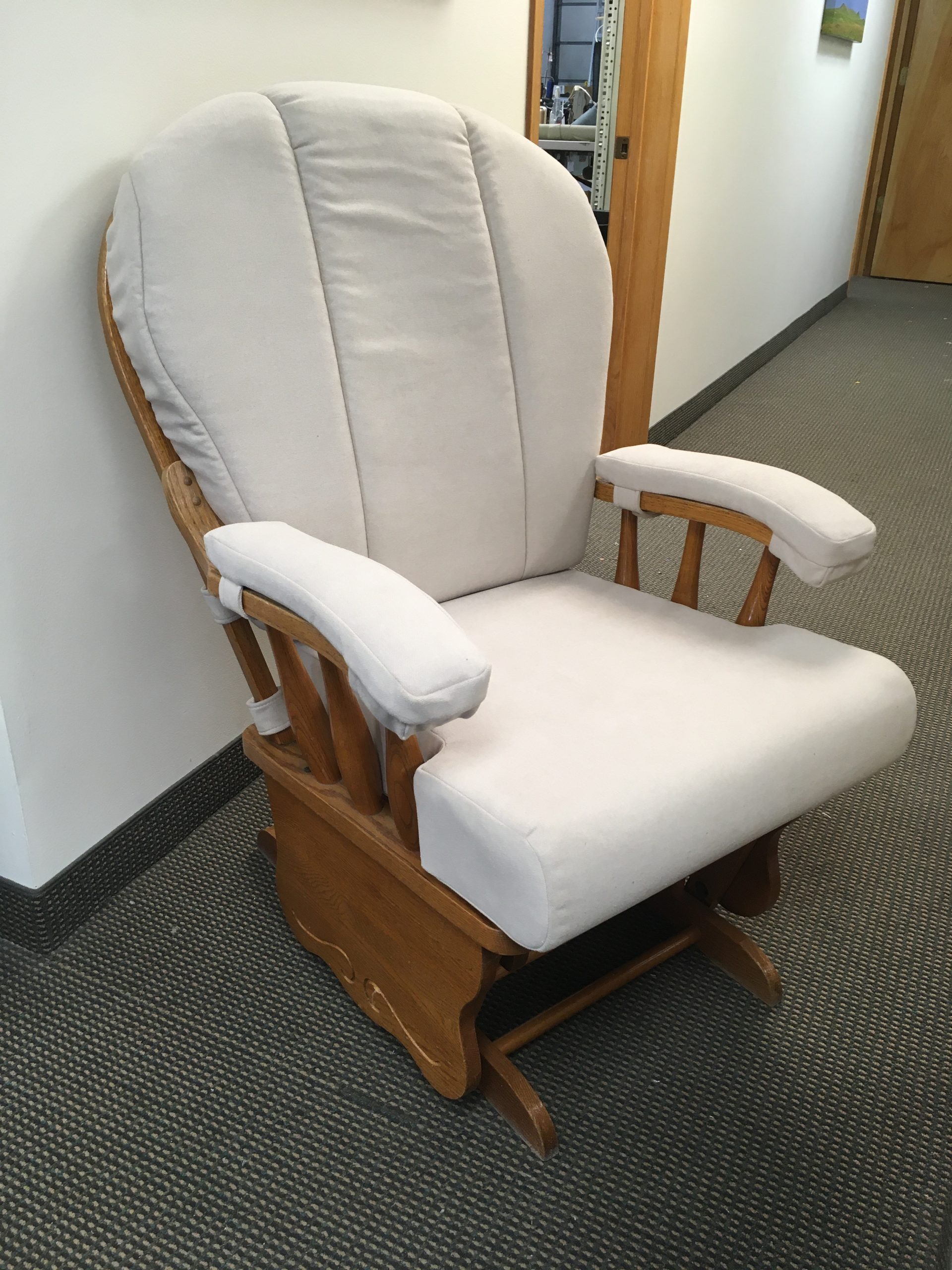 White Amish Rocking Chair